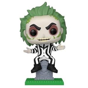NIB Funko Pop! Plus-Beetlejuice on Tombstone #1757 Glow-in-the-Dark Vinyl Figure
